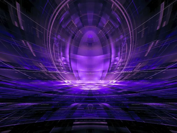 Gerahmter Druck : Konzept virtuelle Realität, Sci-Fi oder esoterischer Hintergrund - abstrakte computer generierte 3D-Illustration. Gerahmter Druck : Konzept virtuelle Realität, Sci-Fi oder esoterischer Hintergrund - abstrakte computer generierte 3D-Illustration.