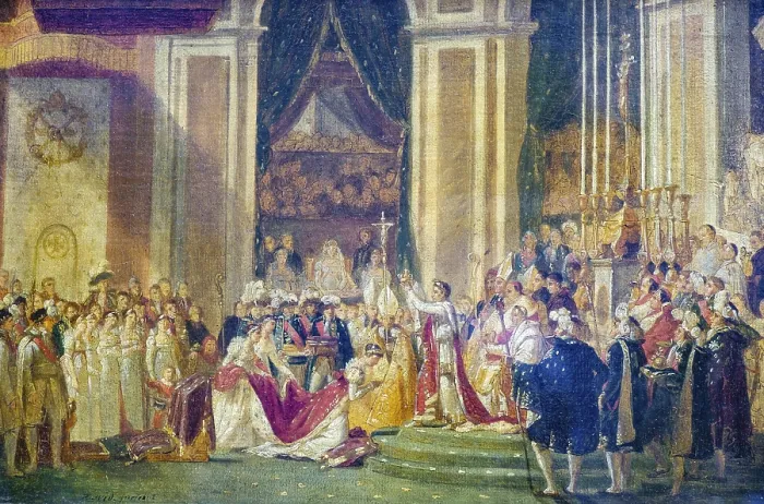 Gerahmter Druck : Die Krönung, Le Sacre de Napoleon. Gerahmter Druck : Die Krönung, Le Sacre de Napoleon.
