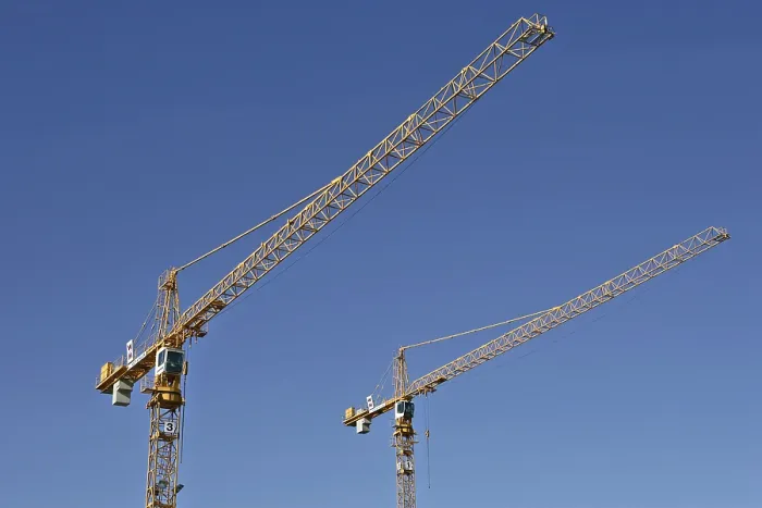 Gerahmter Druck : Zwei Baufahrzeuge Gerahmter Druck : Zwei Baufahrzeuge