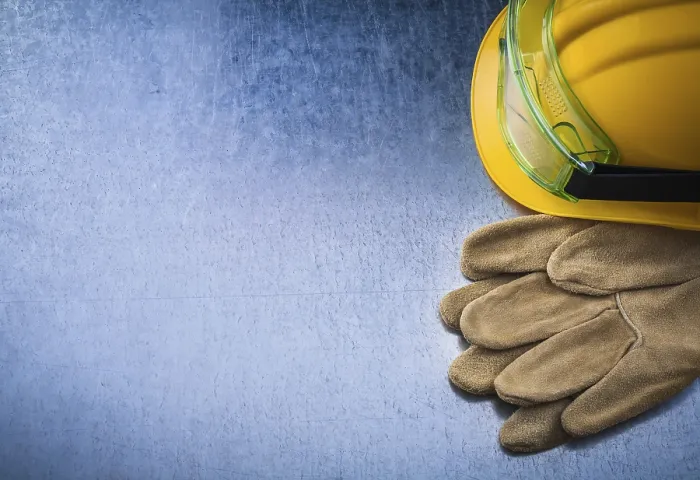 Gerahmter Druck : Baulederhandschuhe Hartkappe Gerahmter Druck : Baulederhandschuhe Hartkappe