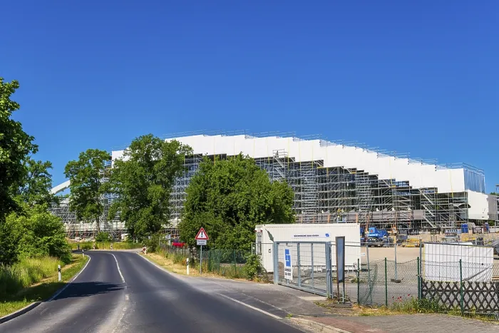 Gerahmter Druck : Baustelle Oderbrücke Kustrin-Kietz Gerahmter Druck : Baustelle Oderbrücke Kustrin-Kietz