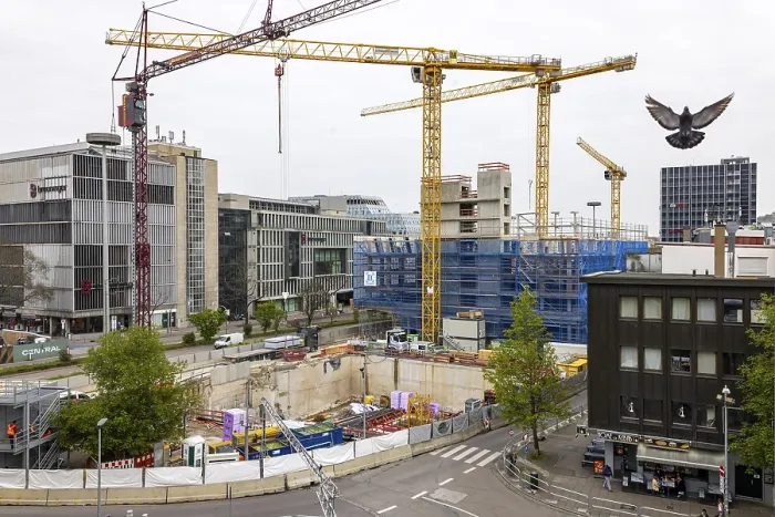 Gerahmter Druck : Baubau in Stuttgart Gerahmter Druck : Baubau in Stuttgart