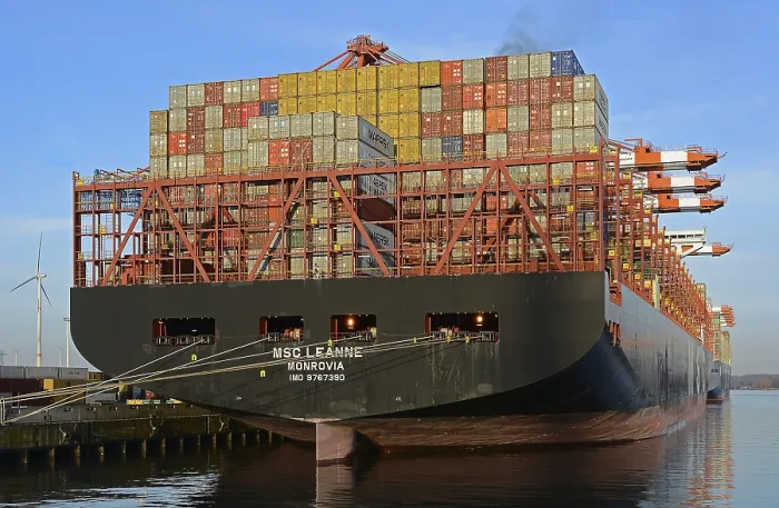 Gerahmter Druck : Containerfrachter, Container-Terminal Burchardkai Gerahmter Druck : Containerfrachter, Container-Terminal Burchardkai