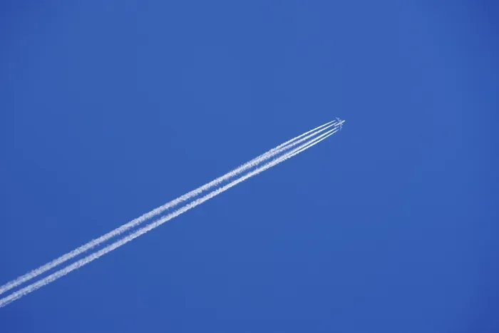 Gerahmter Druck : Contrail Gerahmter Druck : Contrail