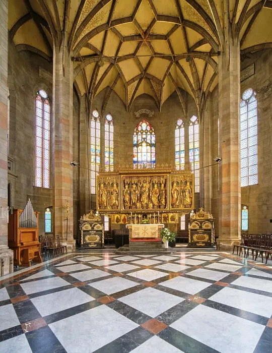 Gerahmter Druck : Umkehrbarer Altar von Michael Wohlgemuth Gerahmter Druck : Umkehrbarer Altar von Michael Wohlgemuth