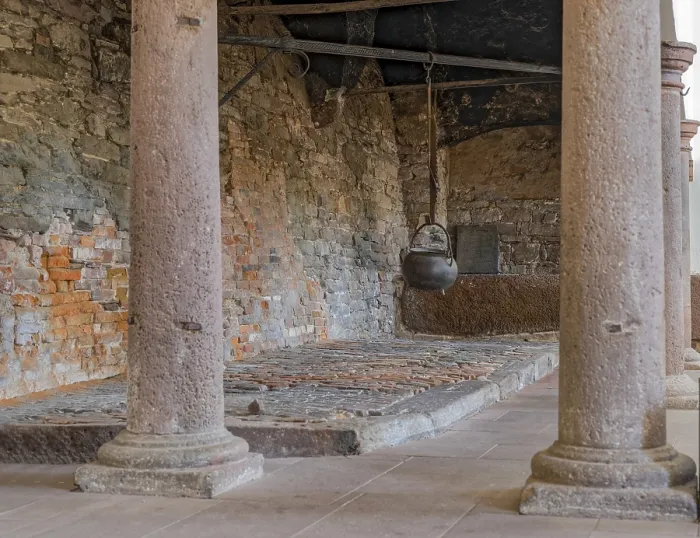 Gerahmter Druck : Ehemaliger Kochbereich, Kloster Corvey Gerahmter Druck : Ehemaliger Kochbereich, Kloster Corvey