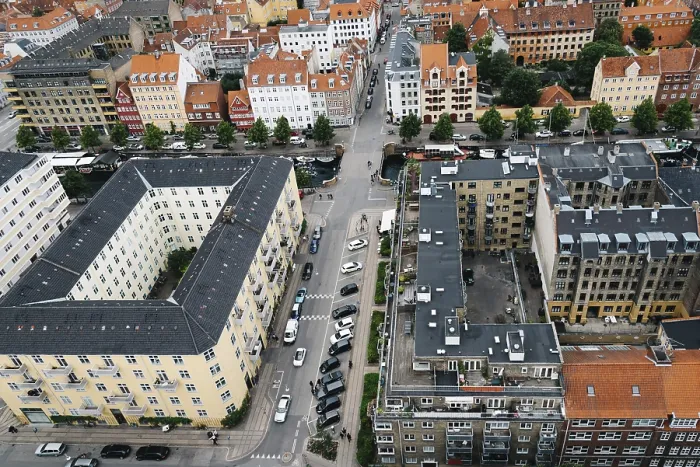 Gerahmter Druck : Kopenhagen, Dänemark, 12. August