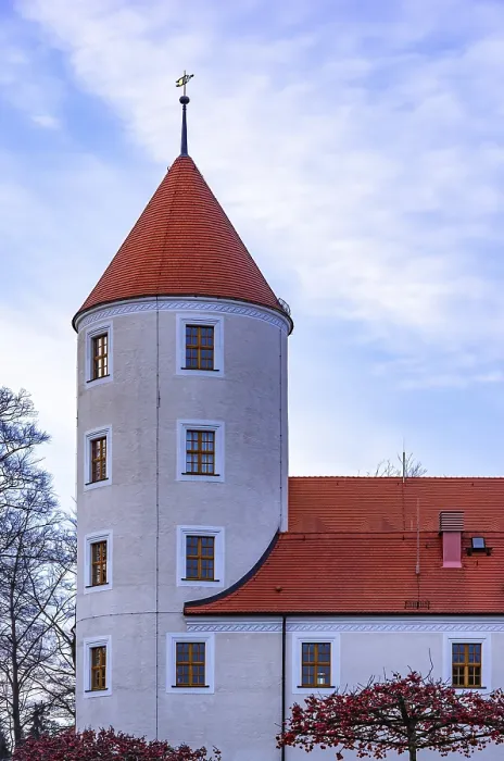 Gerahmter Druck : Eckerturm eines Schlosses, Burg Freudenstein Gerahmter Druck : Eckerturm eines Schlosses, Burg Freudenstein