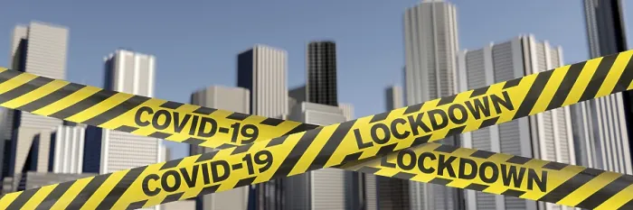 Gerahmter Druck : Corona-Lockdown in der Stadt. Gerahmter Druck : Corona-Lockdown in der Stadt.