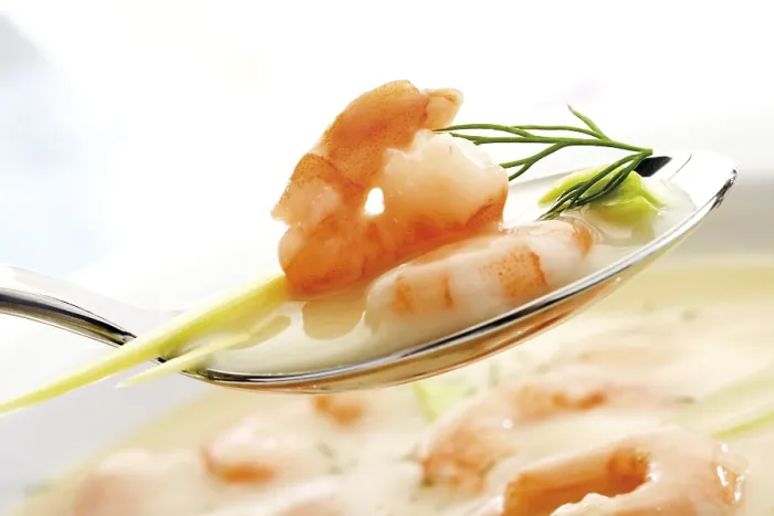 Gerahmter Druck : Krabben Suppe Gerahmter Druck : Krabben Suppe