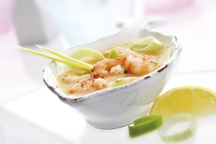 Gerahmter Druck : Krabbensuppe Gerahmter Druck : Krabbensuppe