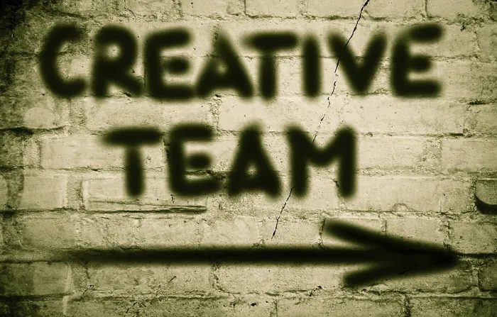 Gerahmter Druck : Kreativteam-Konzept Gerahmter Druck : Kreativteam-Konzept