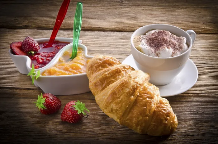Gerahmter Druck : Croissant Gerahmter Druck : Croissant