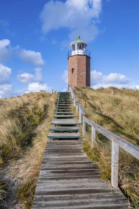 Gerahmter Druck : Kreuzlicht, Leuchtturm, Kampen Gerahmter Druck : Kreuzlicht, Leuchtturm, Kampen