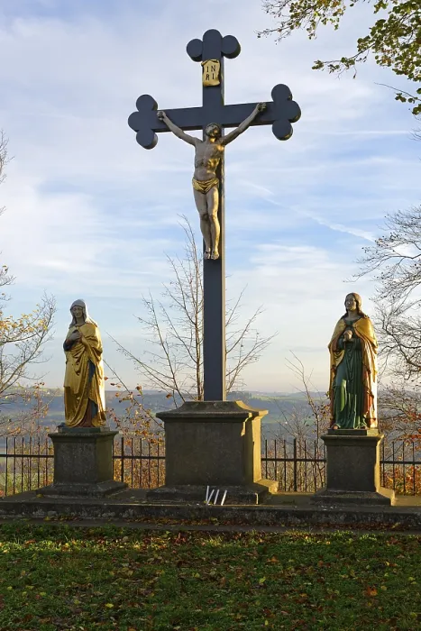 Gerahmter Druck : Kreuzigungsgruppe am Parkstein Gerahmter Druck : Kreuzigungsgruppe am Parkstein