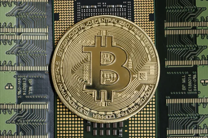 Gerahmter Druck : Kryptowährung Bitcoin Gerahmter Druck : Kryptowährung Bitcoin