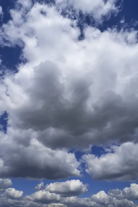 Gerahmter Druck : Wolken von Cumulusbildung