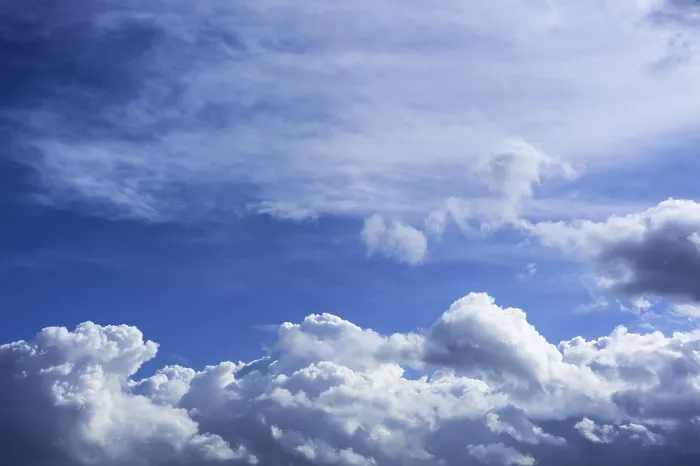Gerahmter Druck : Wolken von Cumulusbildung Gerahmter Druck : Wolken von Cumulusbildung
