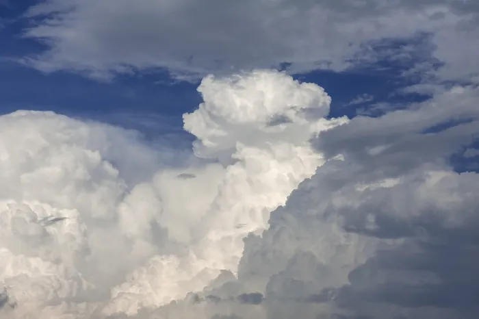 Gerahmter Druck : Wolken von Cumulusbildung Gerahmter Druck : Wolken von Cumulusbildung
