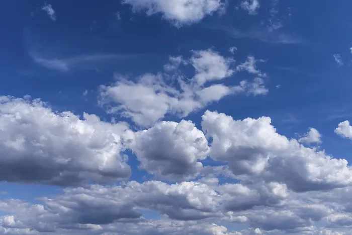 Gerahmter Druck : Wolken (Cumulus), Hintergrundbild. Gerahmter Druck : Wolken (Cumulus), Hintergrundbild.