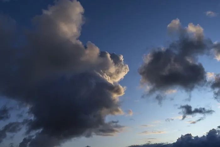 Gerahmter Druck : Wolken (Cumulus), Dunstballen. Gerahmter Druck : Wolken (Cumulus), Dunstballen.