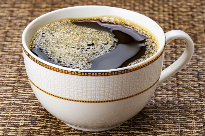 Gerahmter Druck : Ein Tasse schwarzer Kaffee. Gerahmter Druck : Ein Tasse schwarzer Kaffee.