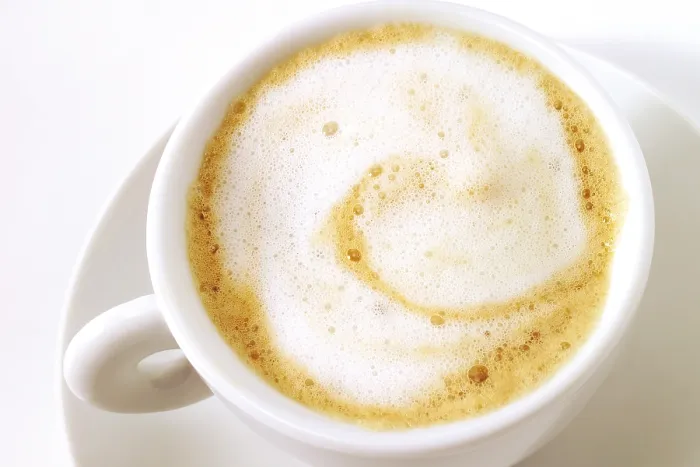 Gerahmter Druck : Tasse Cappuccino