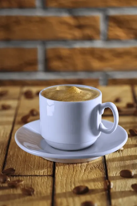 Gerahmter Druck : Tasse mit Espresso Gerahmter Druck : Tasse mit Espresso