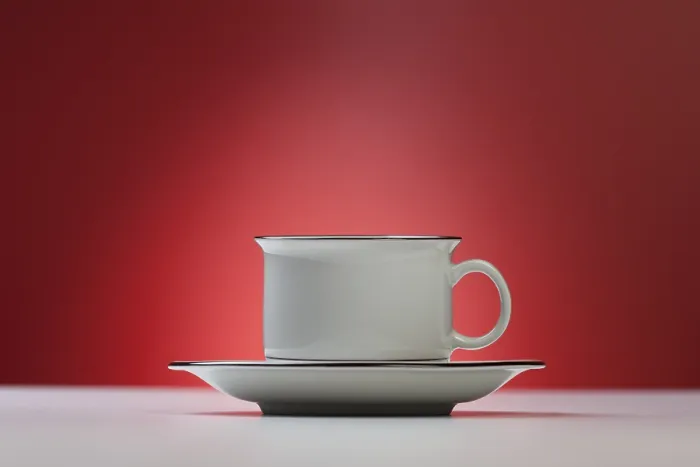 Gerahmter Druck : Teebecher. Tasse Tee Gerahmter Druck : Teebecher. Tasse Tee