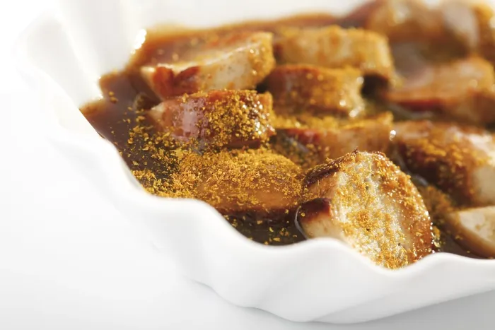 Gerahmter Druck : Currywurst