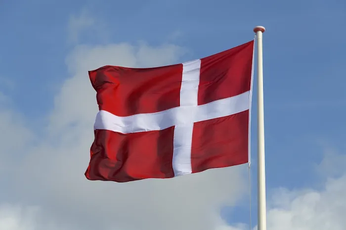 Gerahmter Druck : Dänisches Flagge, Dänemark Gerahmter Druck : Dänisches Flagge, Dänemark