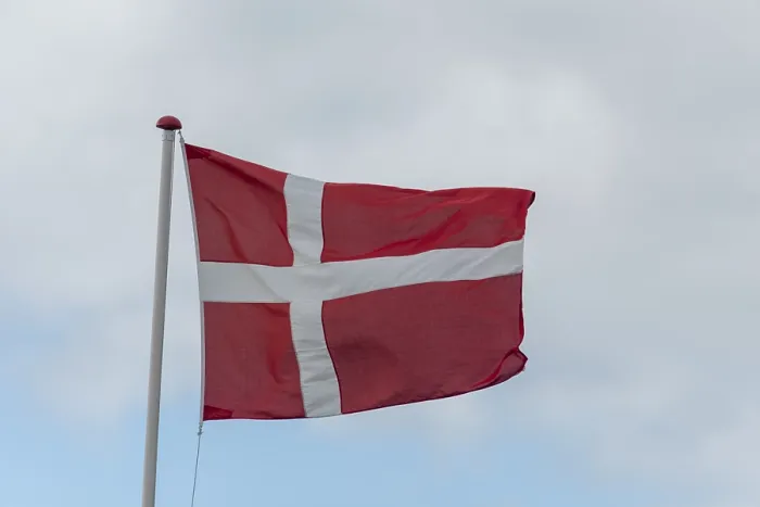 Gerahmter Druck : Dänischer Flagge, Dänemark Gerahmter Druck : Dänischer Flagge, Dänemark