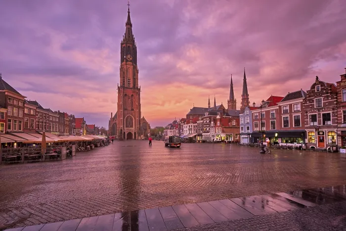Gerahmter Druck : Delft, Niederlande, 12. Mai Gerahmter Druck : Delft, Niederlande, 12. Mai