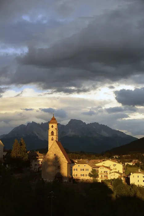 Gerahmter Druck : Deutschnofen nach einem Gewitter. Gerahmter Druck : Deutschnofen nach einem Gewitter.