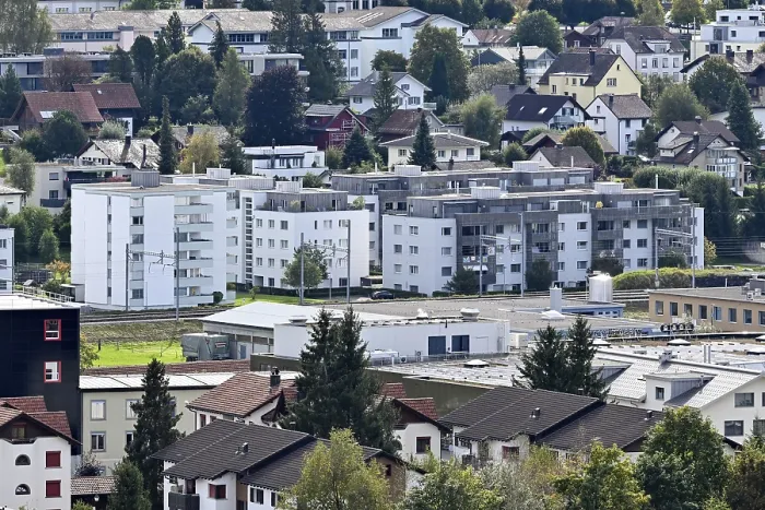 Gerahmter Druck : Entwicklung von Wohnblöcken Gerahmter Druck : Entwicklung von Wohnblöcken