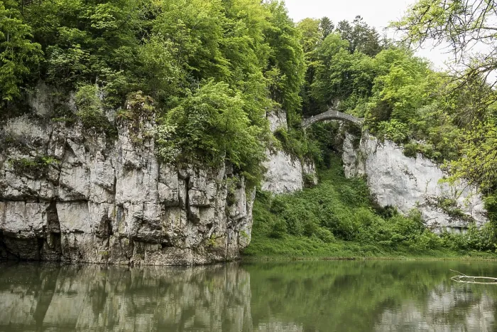 Gerahmter Druck : Teufelsbrücke bei Amalienfelsen Gerahmter Druck : Teufelsbrücke bei Amalienfelsen