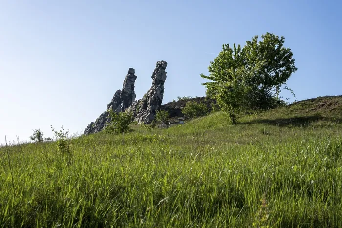 Gerahmter Druck : Teufelsmauer, Konigstein Gerahmter Druck : Teufelsmauer, Konigstein