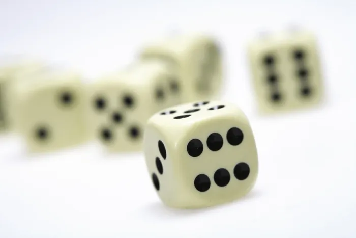 Gerahmter Druck : Dices Gerahmter Druck : Dices