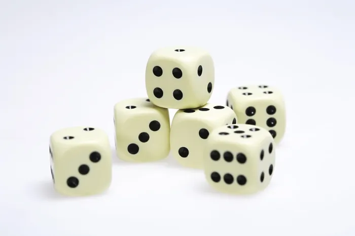 Gerahmter Druck : Dices Gerahmter Druck : Dices