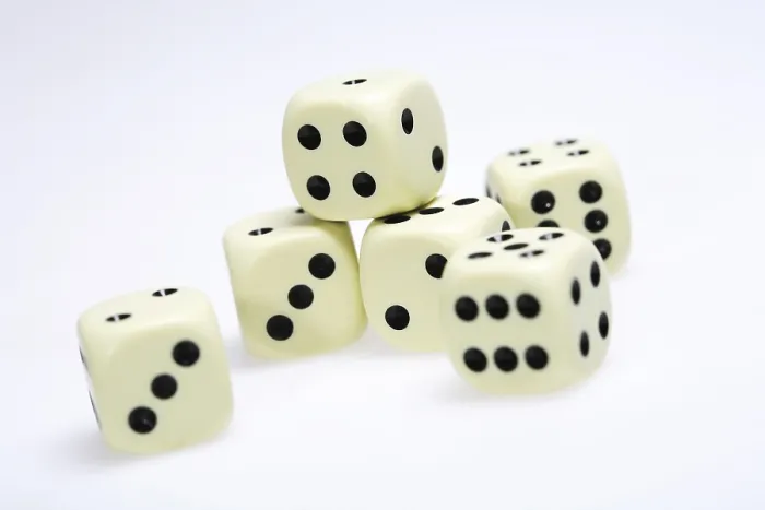 Gerahmter Druck : Dices Gerahmter Druck : Dices