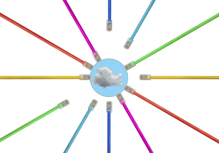 Gerahmter Druck : Verschiedene farbige Cat5e-Ethernetkabel, um die Verbindung und Geschwindigkeit der Daten im Internet zu illustrieren. Gerahmter Druck : Verschiedene farbige Cat5e-Ethernetkabel, um die Verbindung und Geschwindigkeit der Daten im Internet zu illustrieren.