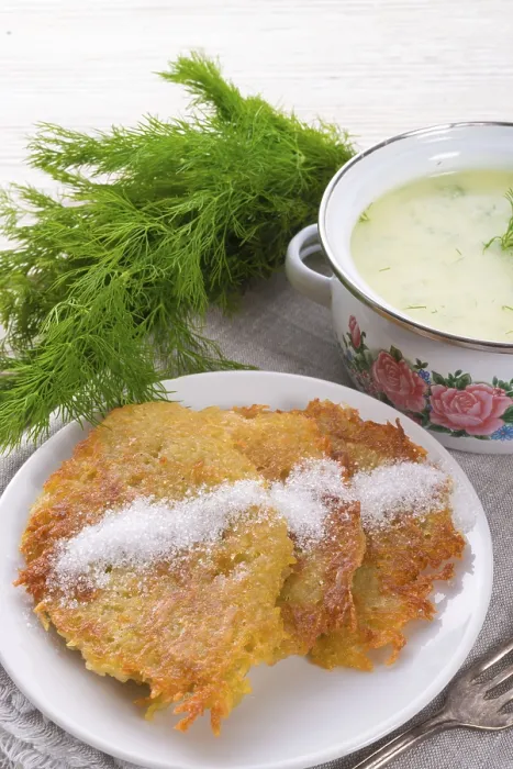 Gerahmter Druck : Dill-Suppe Gerahmter Druck : Dill-Suppe