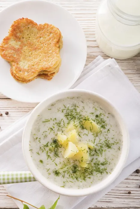 Gerahmter Druck : Dill-Suppe Gerahmter Druck : Dill-Suppe