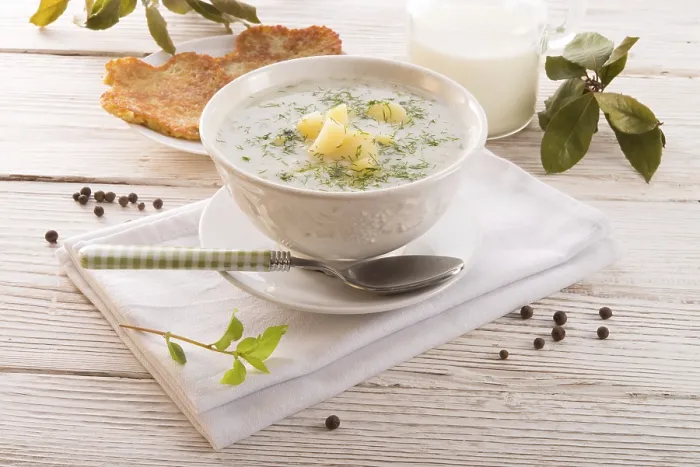 Gerahmter Druck : Dill-Suppe Gerahmter Druck : Dill-Suppe