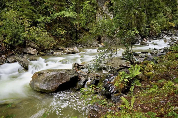 Gerahmter Druck : Bach des Diosaz in der Schlucht Gerahmter Druck : Bach des Diosaz in der Schlucht