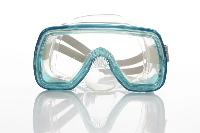 Gerahmter Druck : Tauchermaske Gerahmter Druck : Tauchermaske