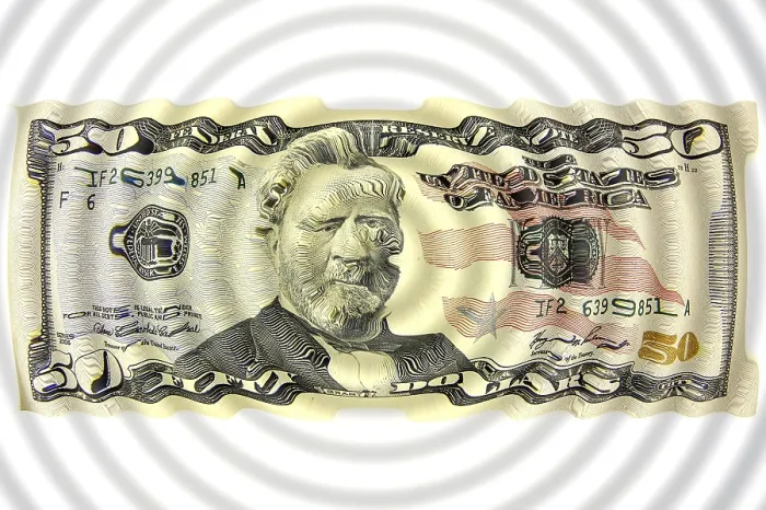 Gerahmter Druck : Dollar Gerahmter Druck : Dollar