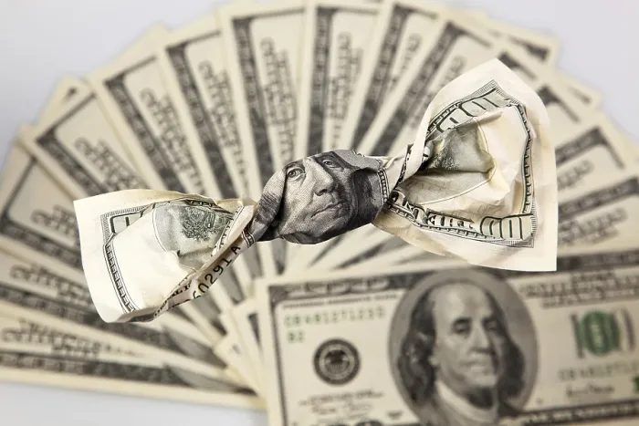 Gerahmter Druck : Dollar-Scheine Gerahmter Druck : Dollar-Scheine