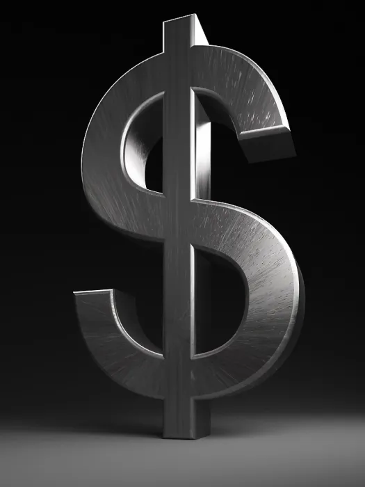 Gerahmter Druck : Dollarzeichen Gerahmter Druck : Dollarzeichen