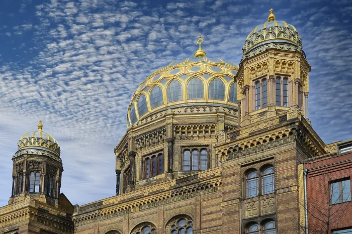 Gerahmter Druck : Dome des neuen Synagogen, Berlin Gerahmter Druck : Dome des neuen Synagogen, Berlin